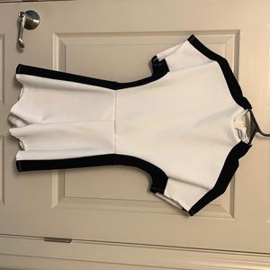 Black & White Chic Romper